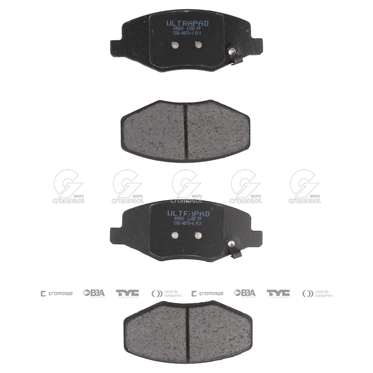 Pastilla de freno para Chery Face 10-16