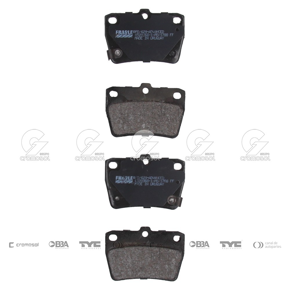 Pastilla de freno para Chery Tiggo F2