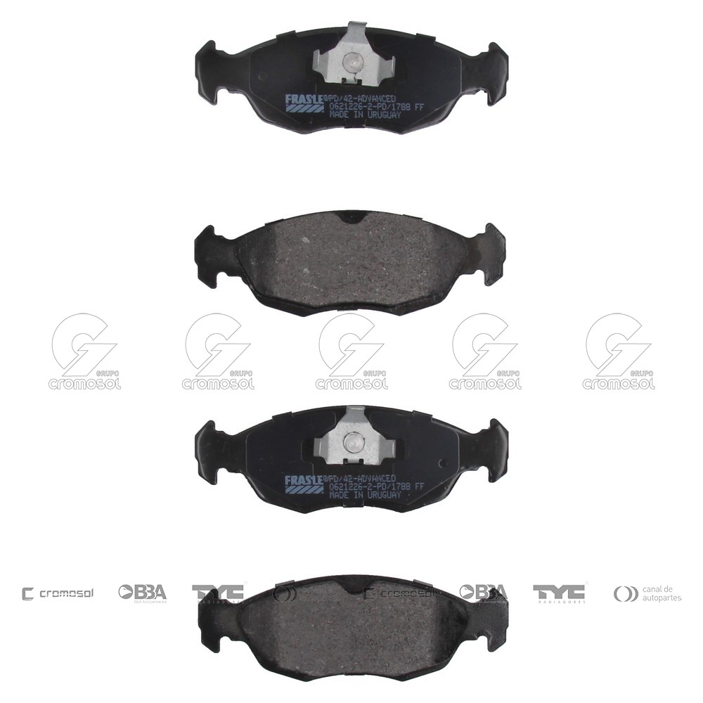 Pastilla de freno para Chevrolet Celta 11-15
