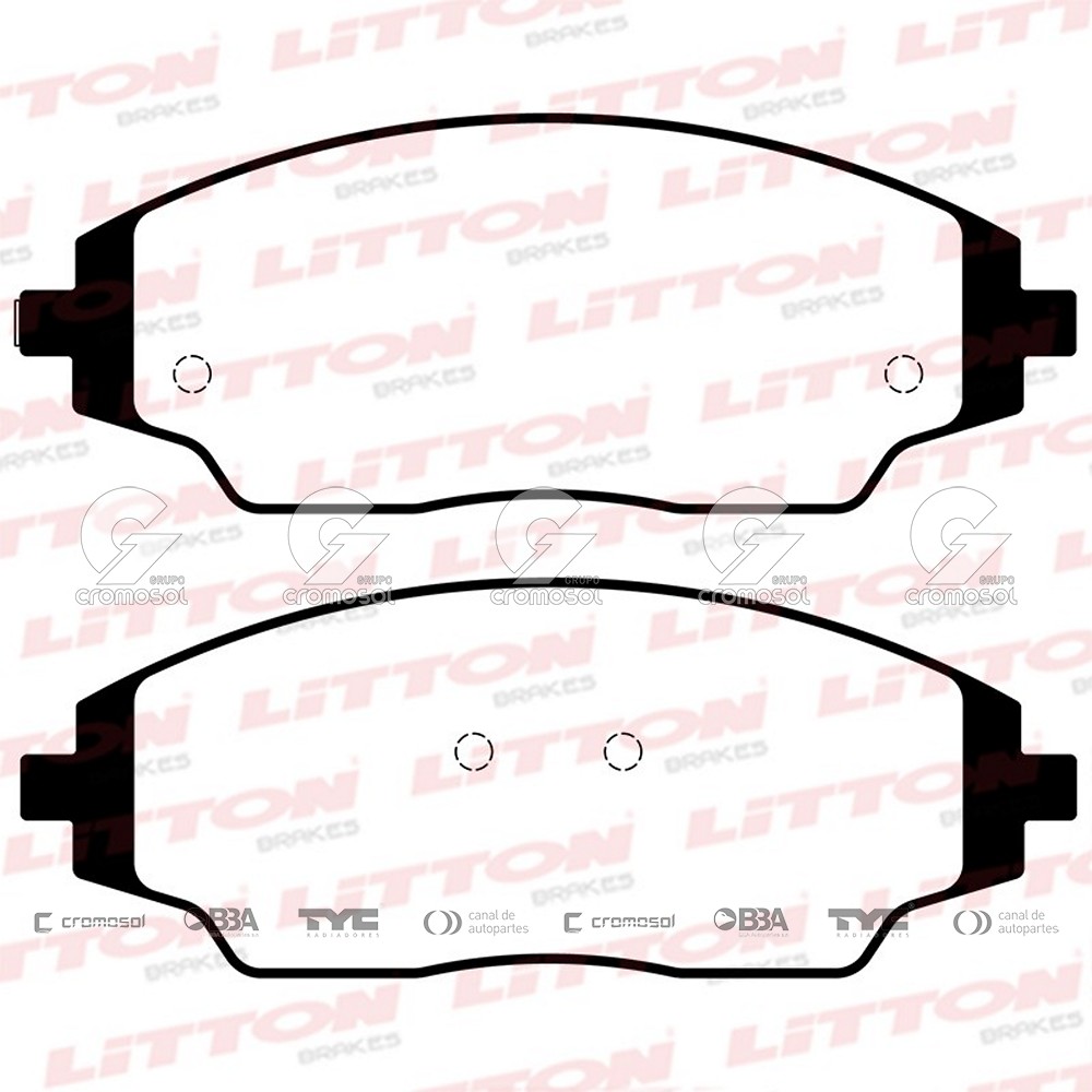 Pastilla de freno para Chevrolet Cobalt F1 13-16