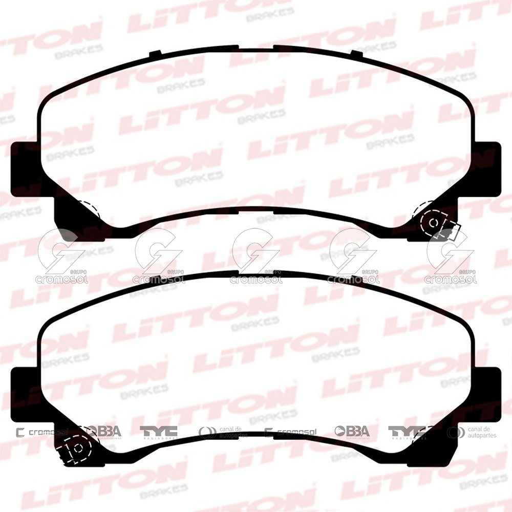 Pastilla de freno para Chevrolet S-10 F4 12-16