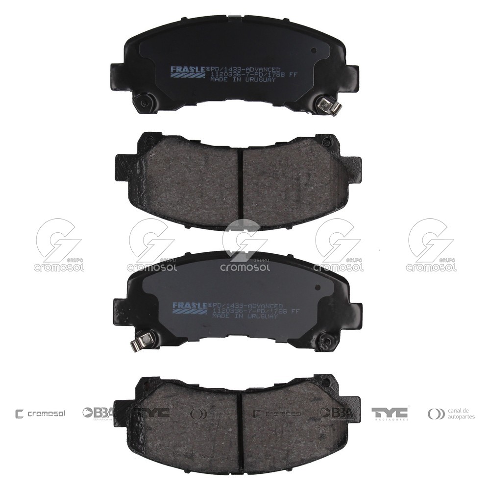 Pastilla de freno para Chevrolet S-10 F4 12-16
