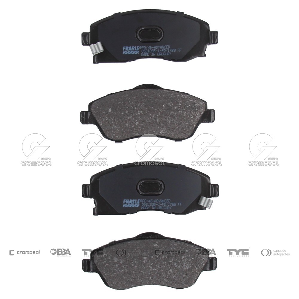 Pastilla de freno para Chevrolet Corsa II 02-11