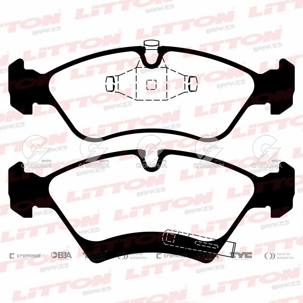 Pastilla de freno para Chevrolet Meriva 03-13