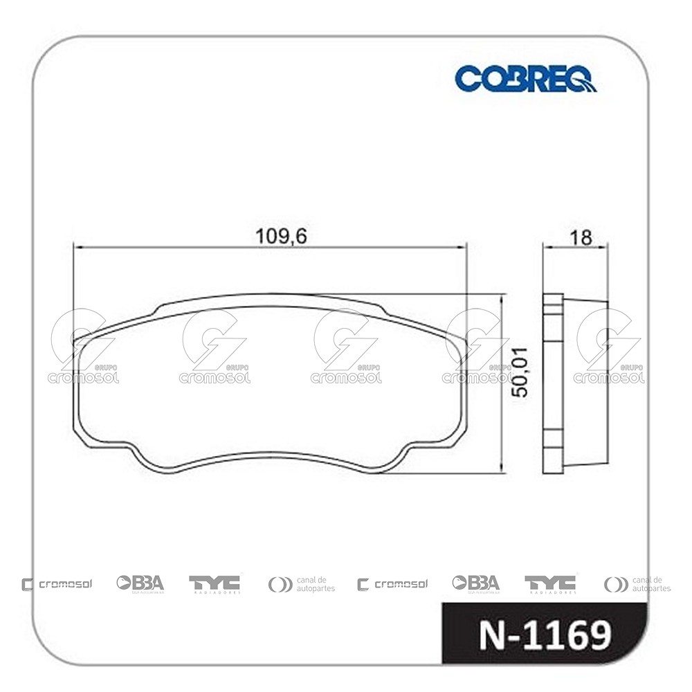 Pastilla de freno para Citroën Jumper FI 95-04
