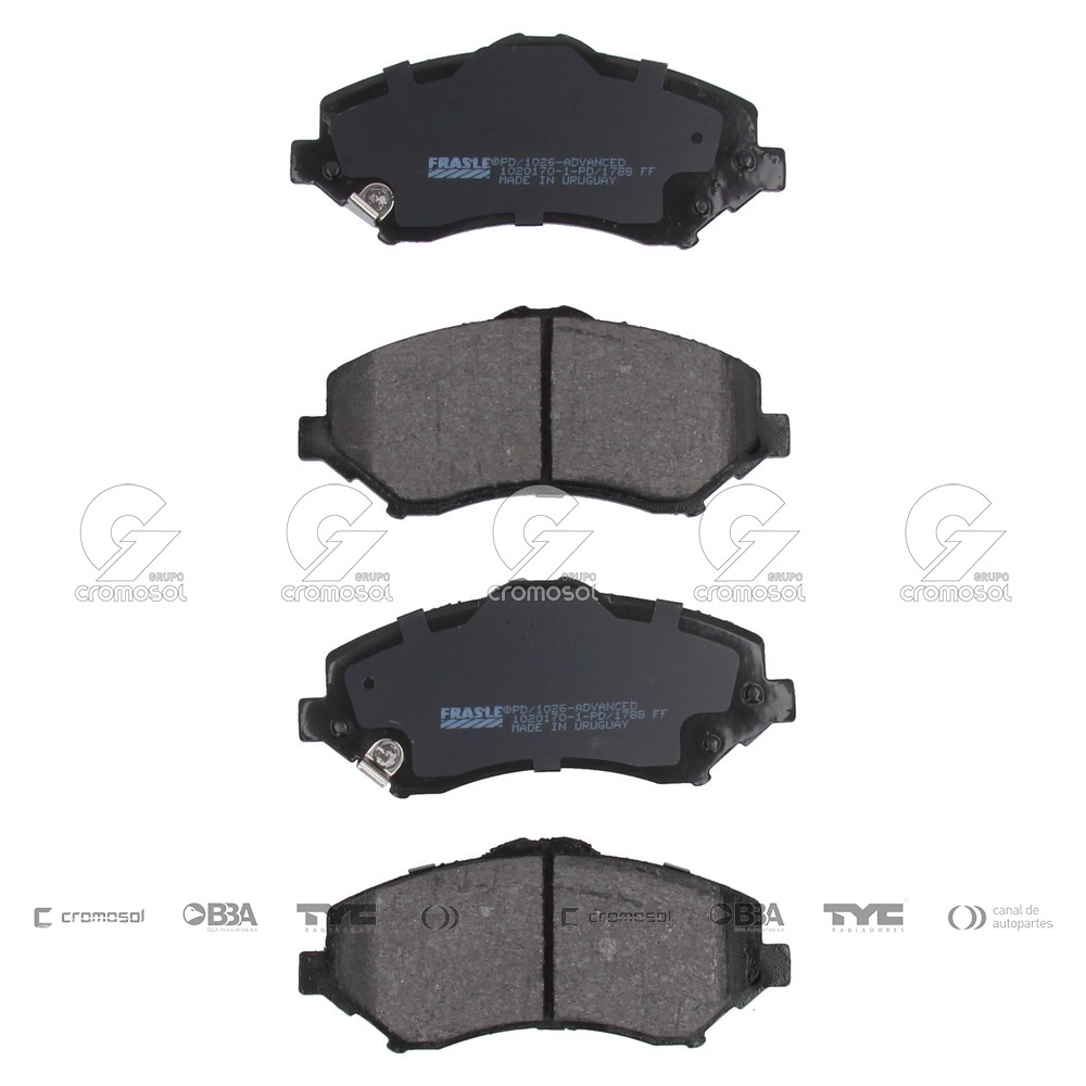 Pastilla de freno para Chrysler Town & Country F1 08-12