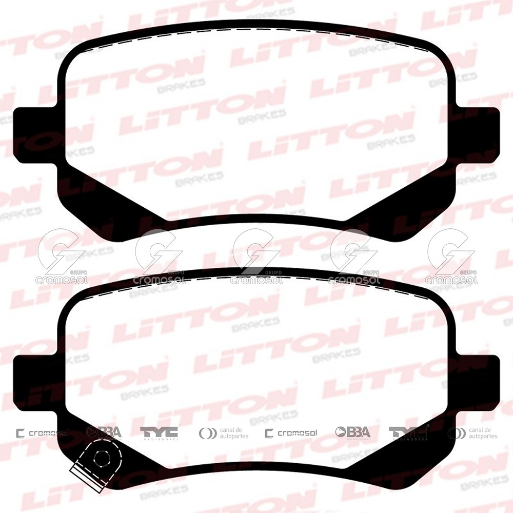 Pastilla de freno para Chrysler Grand Caravan F1