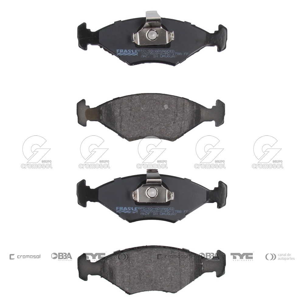 Pastilla de freno para Fiat Palio 97-01
