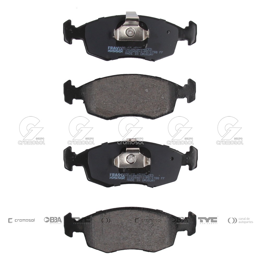 Pastilla de freno para Fiat Idea F1 05-10