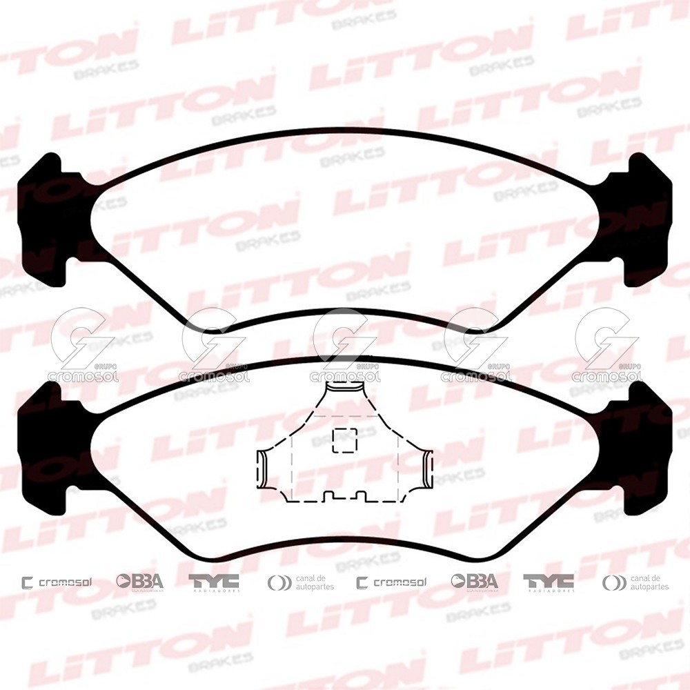Pastilla de freno para Ford Fiesta MK3 94-96