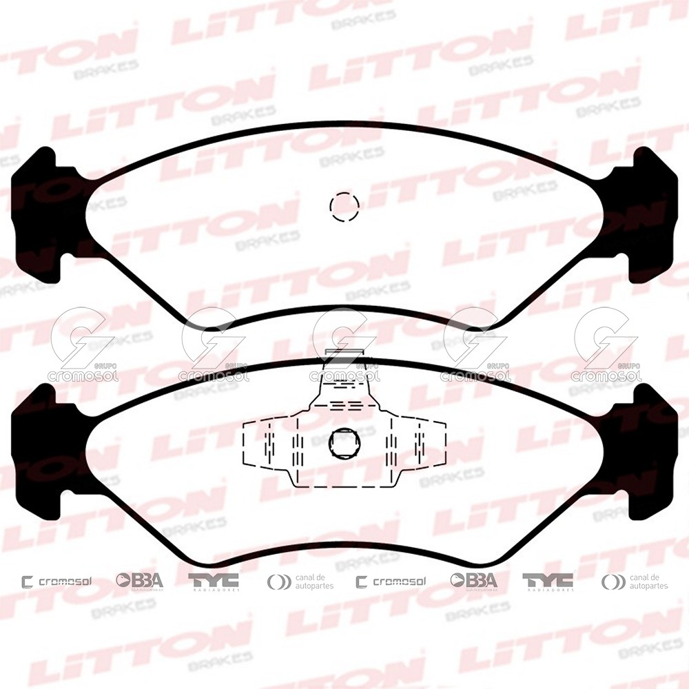 Pastilla de freno para Ford Ka MK2-I 08-11