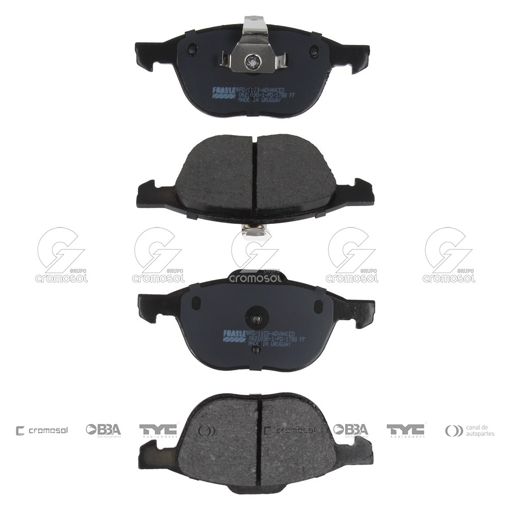 Pastilla de freno para Ford Ecosport II 07-13