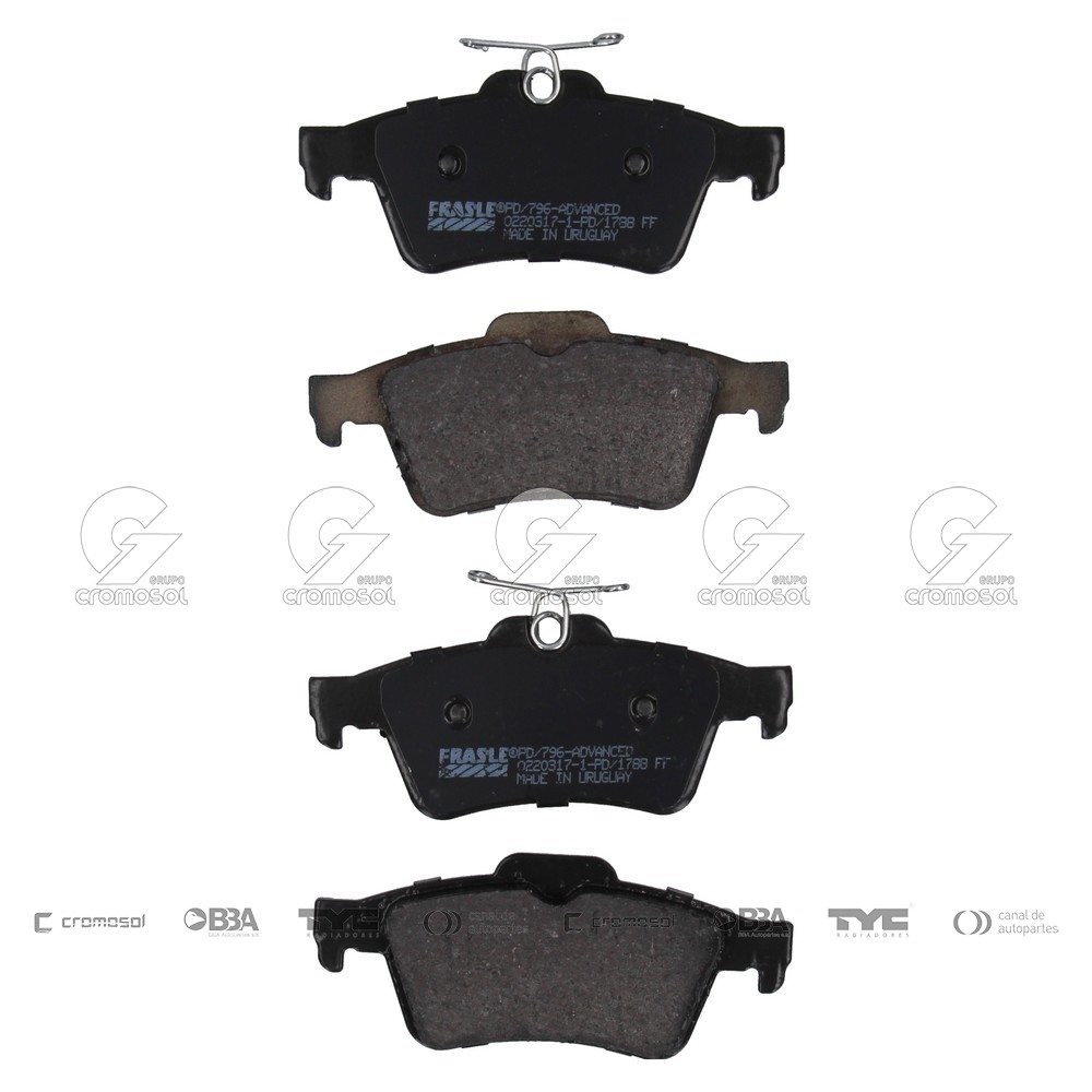 Pastilla de freno para Ford Focus MK2 08-13