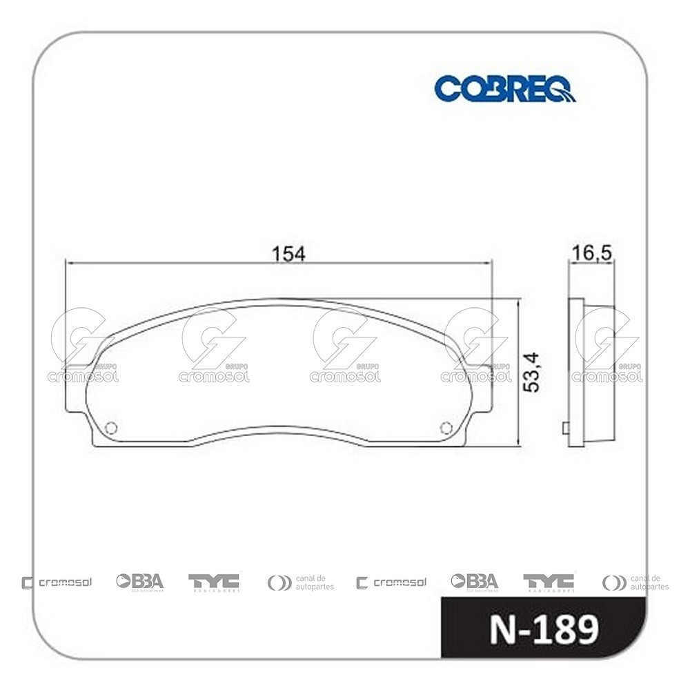 Pastilla de freno para Ford Explorer II 95-02