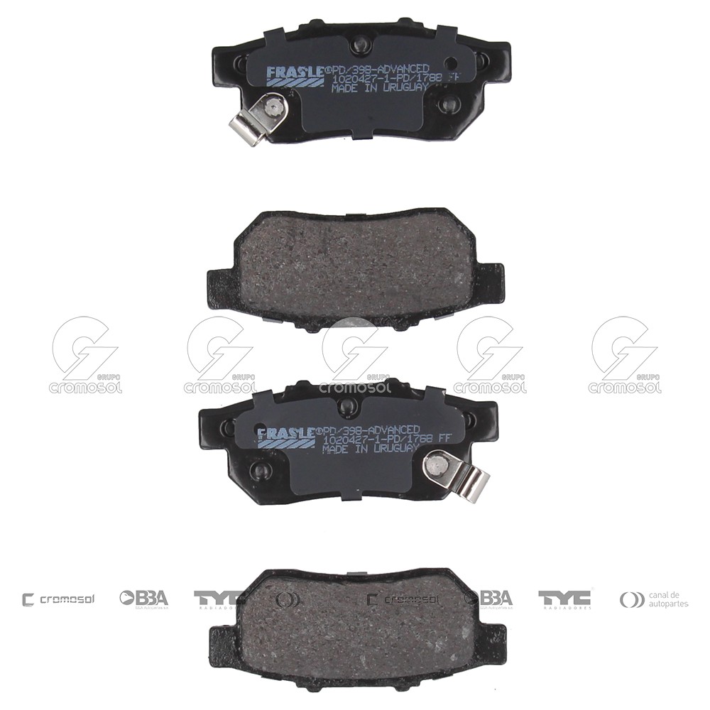 Pastilla de freno para Honda Civic 88-91