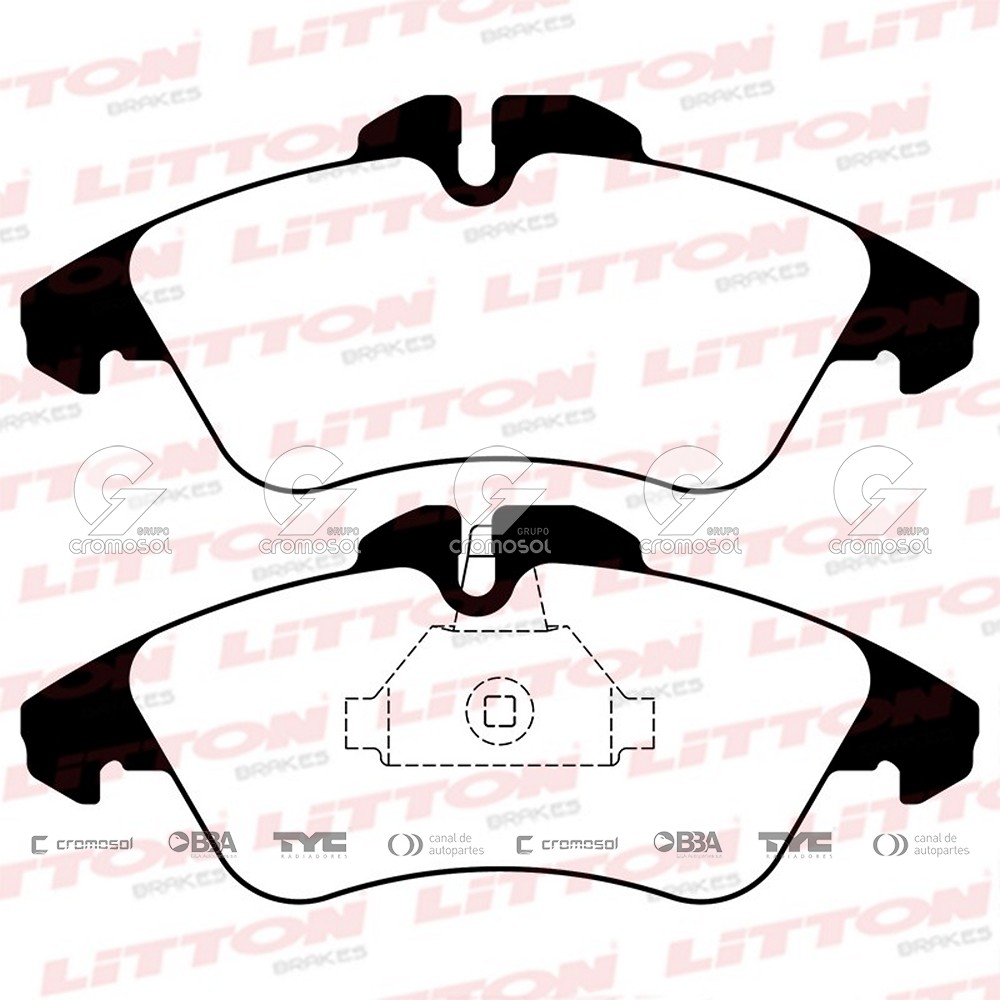 Pastilla de freno para Mercedes Benz Sprinter 02-05