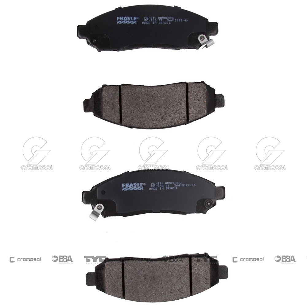 Pastilla de freno para Nissan P.UP Frontier (Navara) 10-15