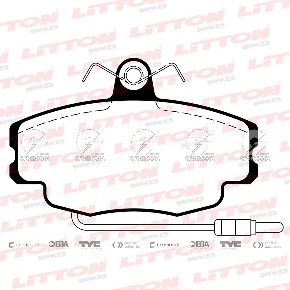 Pastilla de freno para Peugeot 205 91-99