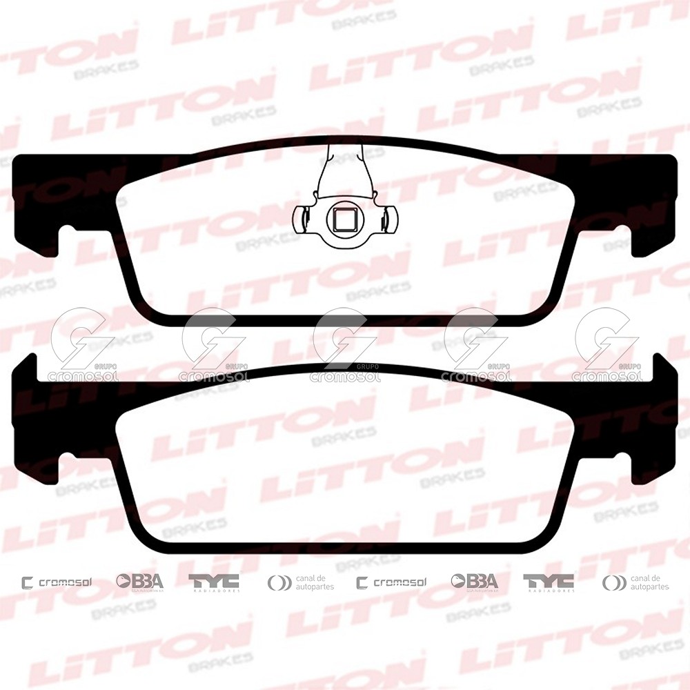 Pastilla de freno para Renault Logan F3-I 14-18