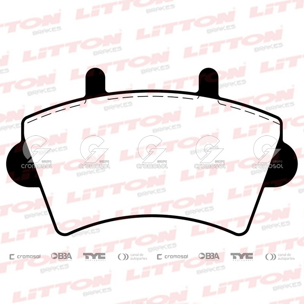 Pastilla de freno para Renault Master F1 97-09