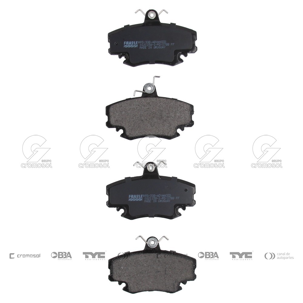 Pastilla de freno para Renault Clio II 99-02