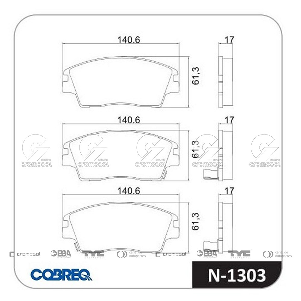 Pastilla de freno para Suzuki Grand Vitara JII