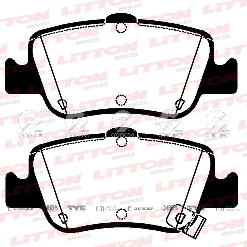 Pastilla de freno para Toyota Corolla 08-11