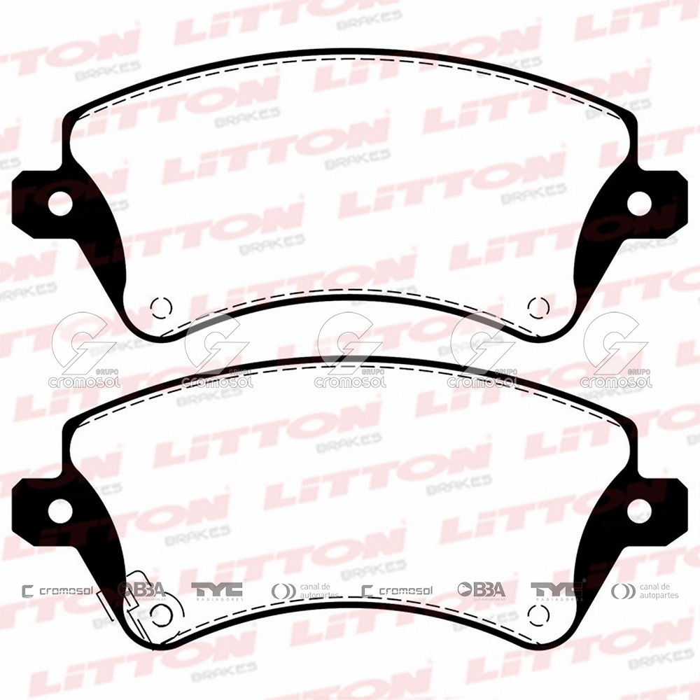Pastilla de freno para Toyota Corolla 02-05