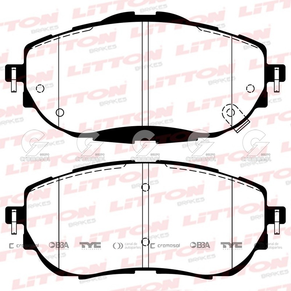 Pastilla de freno para Toyota Corolla 14-17