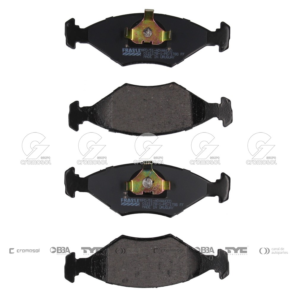 Pastilla de freno para Volkswagen Gol Country G3 99-05
