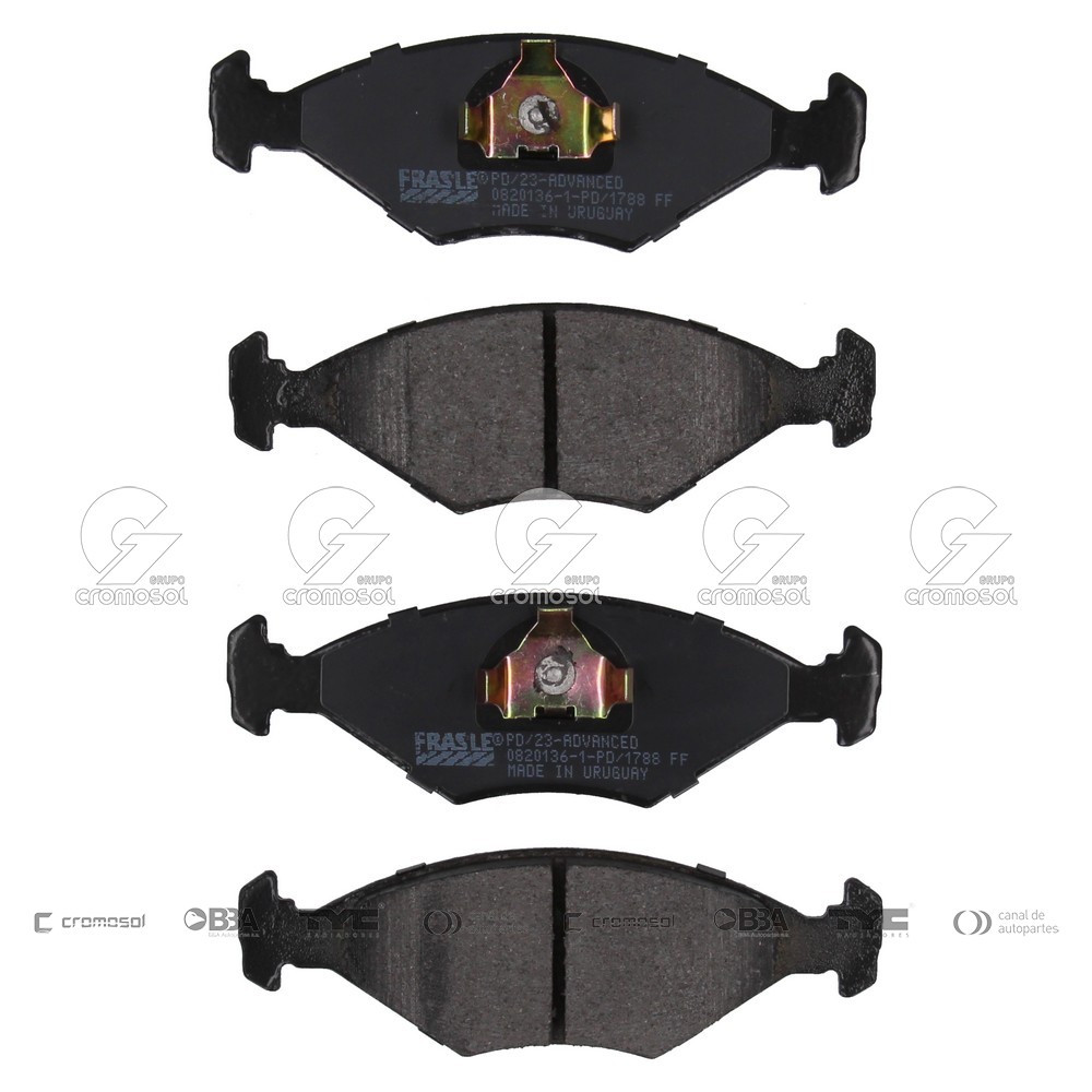 Pastilla de freno para Volkswagen Gol G1 91-95
