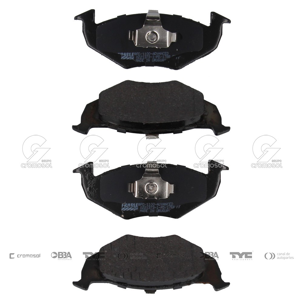 Pastilla de freno para Volkswagen Gol G5 Trend 08-12
