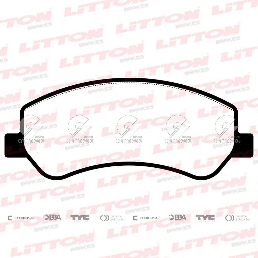 Pastilla de freno para Volkswagen Amarok F1 10-16