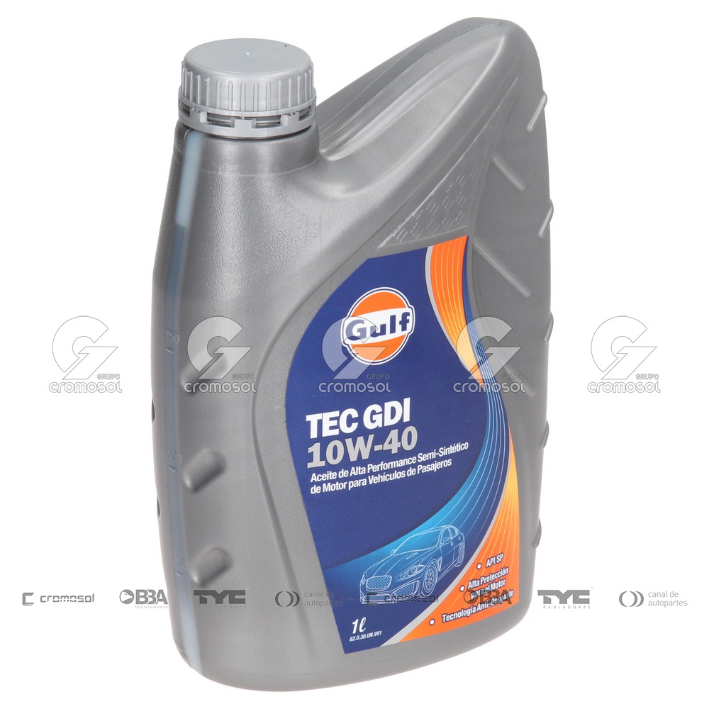 Aceite para Universal Universal Livianos 50/20 Semi sintetico gulf tec gdi 10w-40 (caja 12x1l)