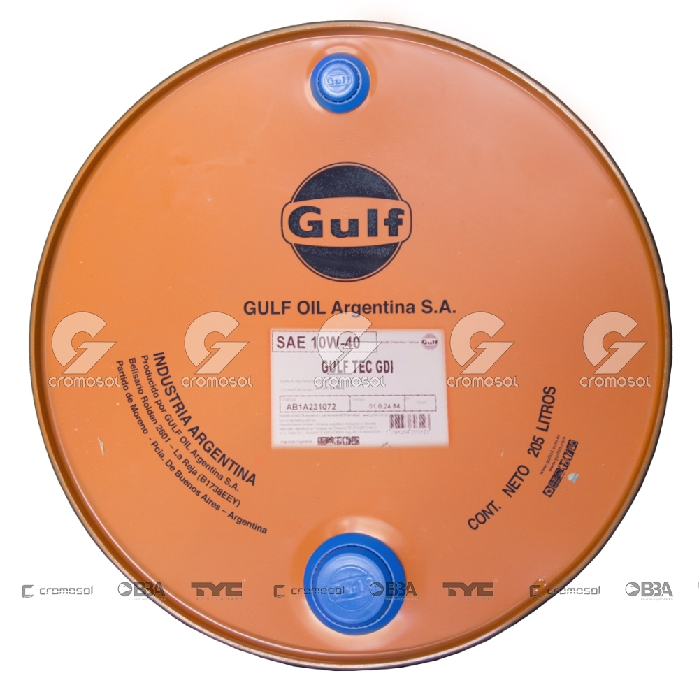 Aceite para Universal Universal Livianos 50/20 Semi-sintetico gulf tec gdi 10w-40 (tambor 205l)