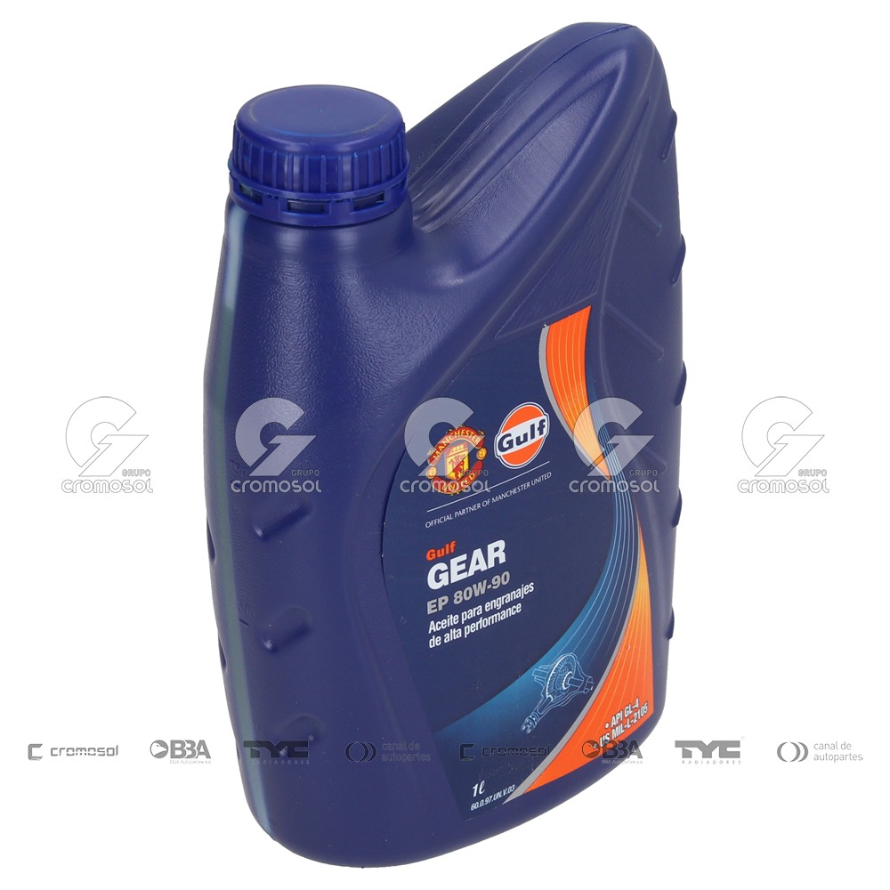Aceite para Universal Universal Livianos 50/20 Mineral gulf gear ep 80w-90 (caja 12x1l) transmision