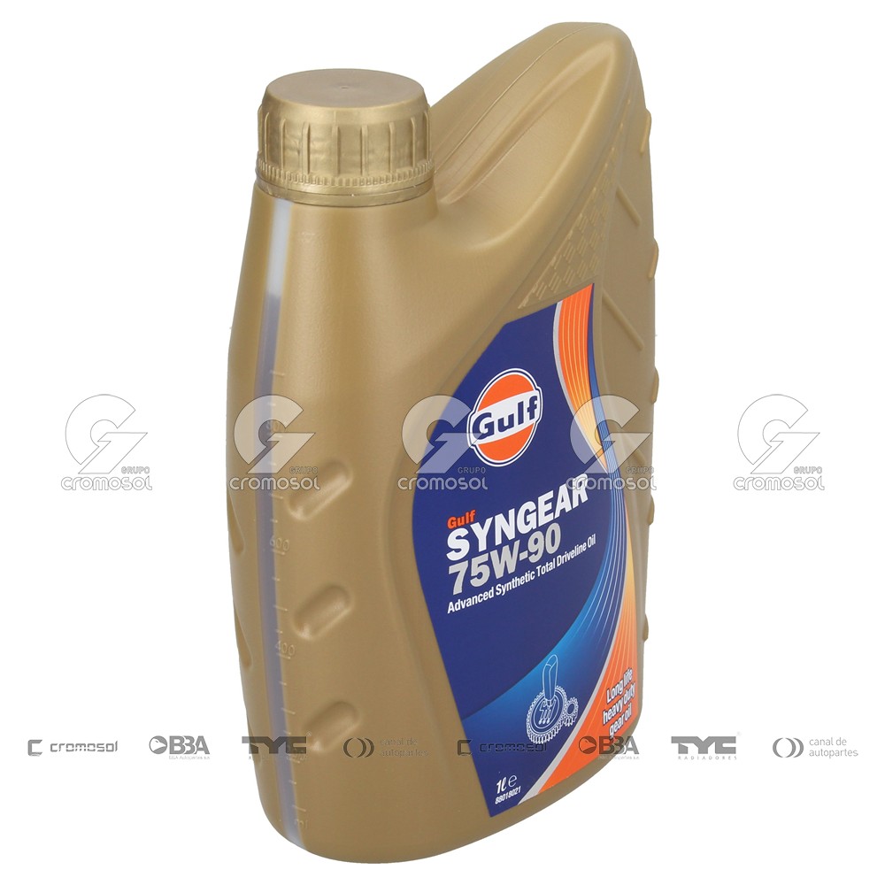 Aceite para Universal Universal Livianos 50/20 Sintetico gulf syngear 75w-90 (caja 12x1l) transmision