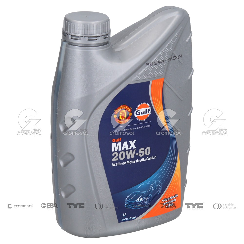 Aceite para Universal Universal Livianos 50/20 Mineral gulf max 20w-50 (caja 12x1l)