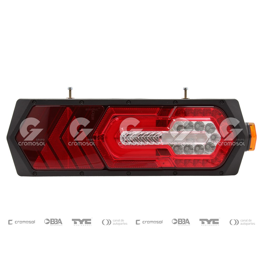 Faro trasero para Universal Universal Pesados 50/20 Led 12/24v completo anclaje superior (Derecho)