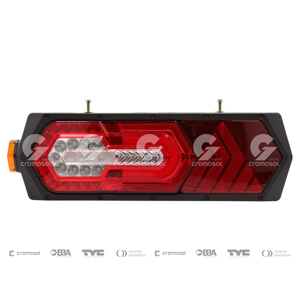 Faro trasero para Universal Universal Pesados 50/20 Led 12/24v completo anclaje superior (Izquierdo)