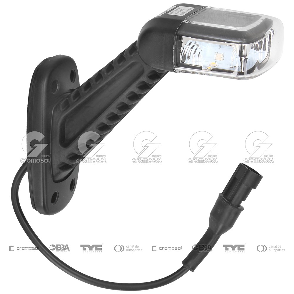 Faro lateral para Universal Universal Pesados 50/20 Posicion led 12/24v con brazo (Izquierdo)