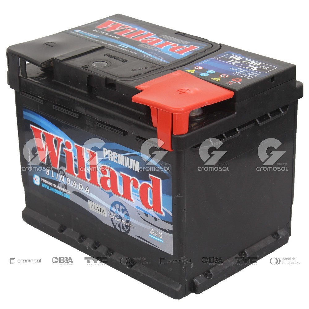 Bateria para Universal Universal Livianos 50/20 Willard ub730ag 12x75 blindada