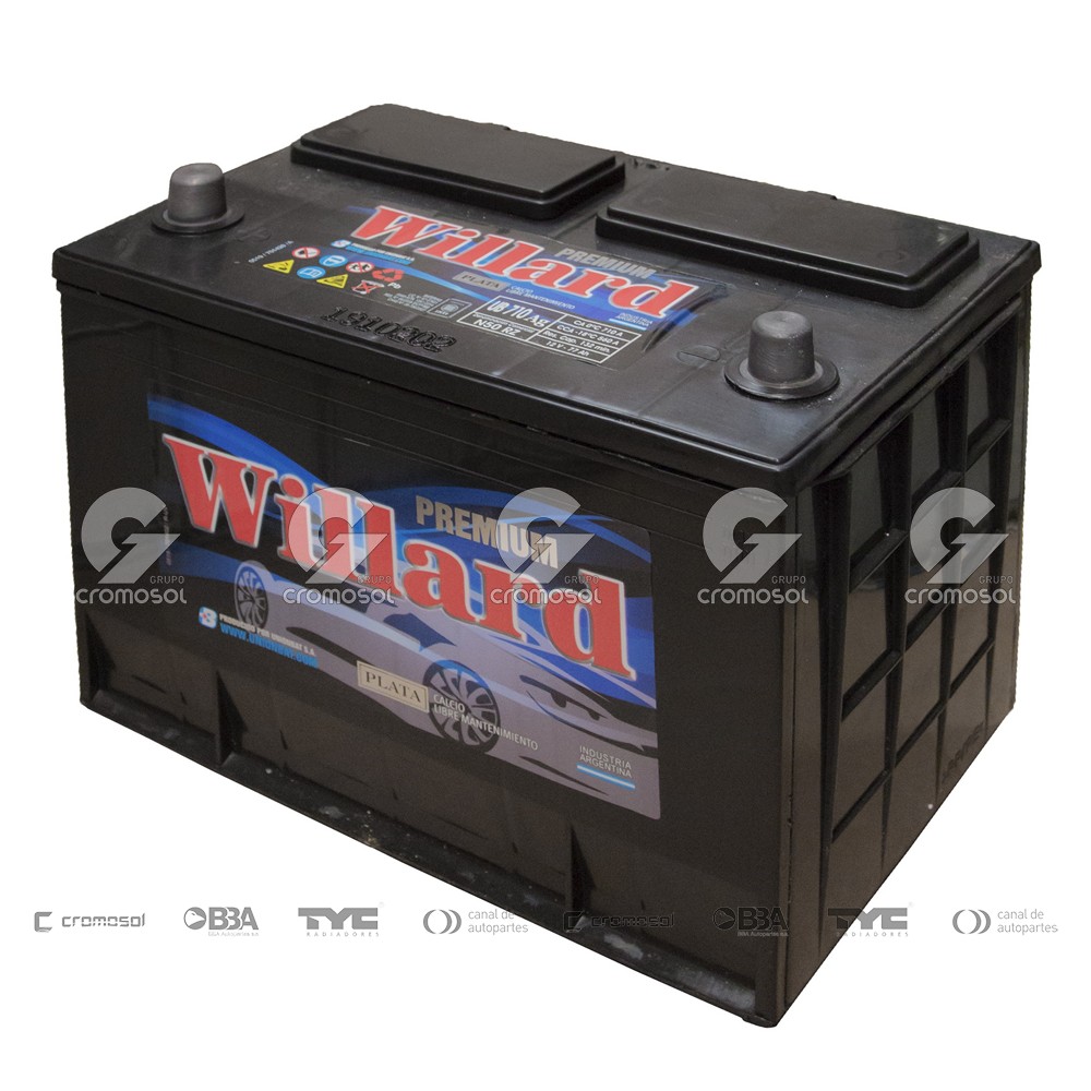 Bateria para Universal Universal Livianos 50/20 Willard ub710agn50r 12x70