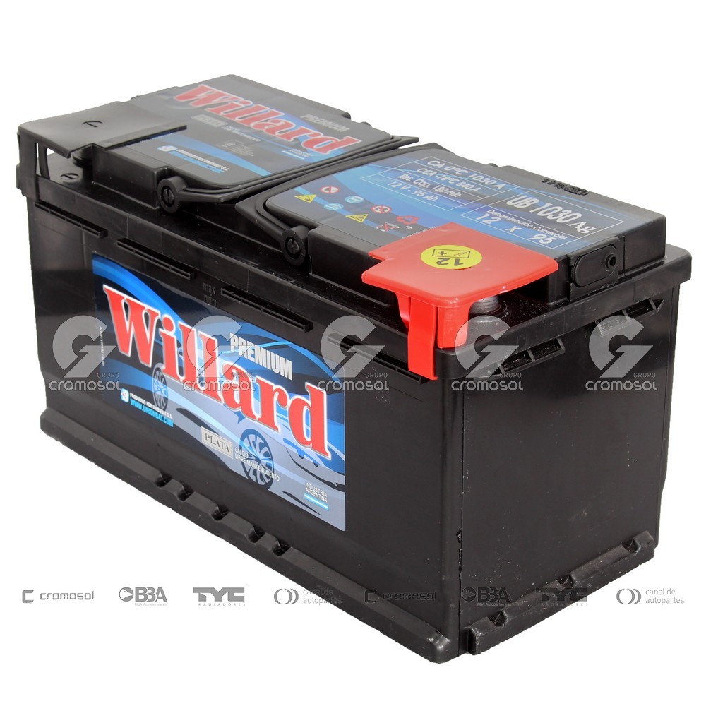 Bateria para Universal Universal Livianos 50/20 Willard ub1030ag 12x95 heavy duty