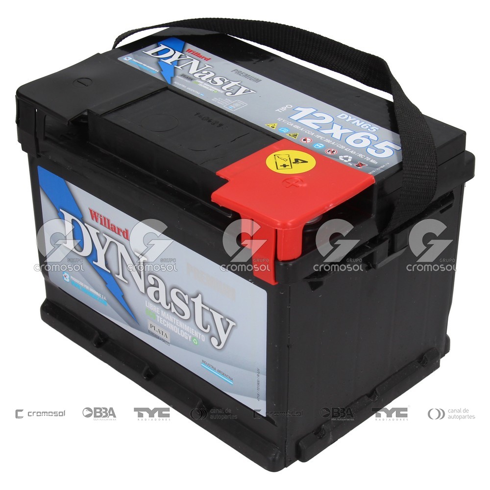 Bateria para Universal Universal Livianos 50/20 Dynasty dyn65 12x65