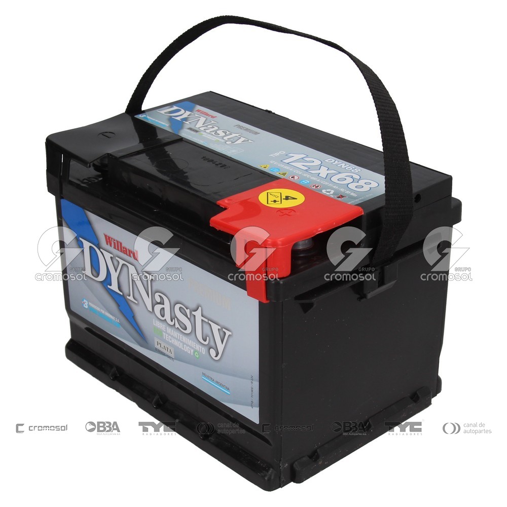 Bateria para Universal Universal Livianos 50/20 Dynasty dyn68 12x68