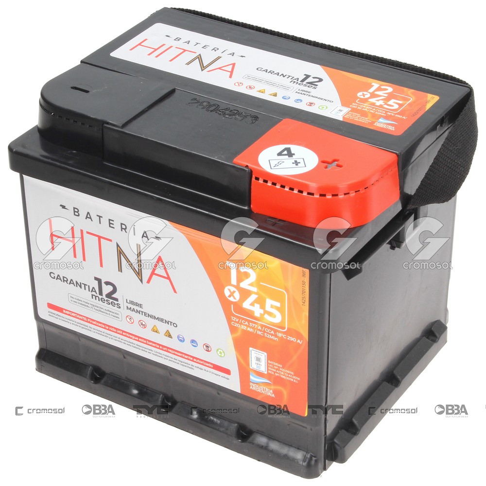 Bateria para Universal Universal Livianos 50/20 Blindada hitna 12x45