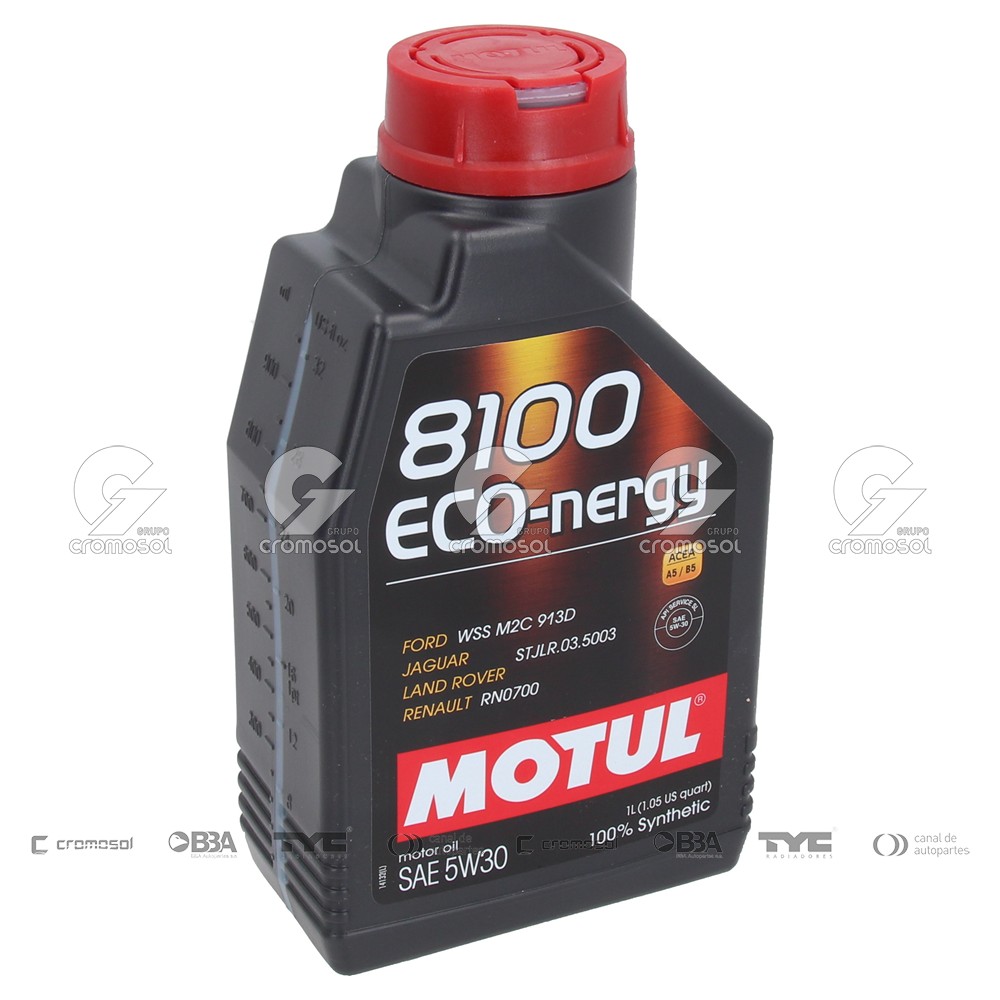 Aceite para Universal Universal Livianos 50/20 Aceite sintetico motul 8100 eco-nergy 5w30 (12 x 1 litros)