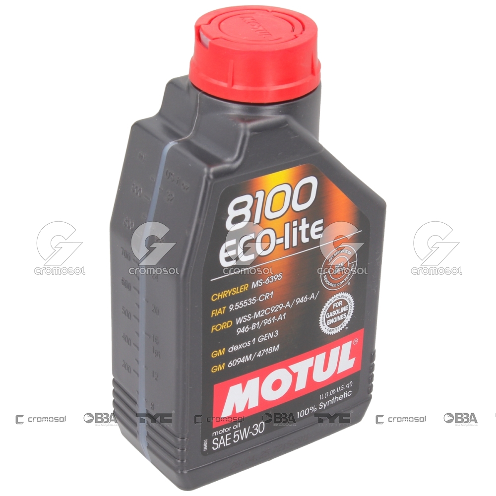 Aceite para Universal Universal Livianos 50/20 Aceite sintetico motul 8100 eco-lite 5w30 (12 x 1 litros)