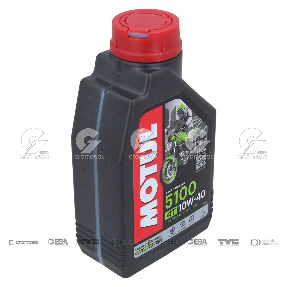 Aceite para Universal Universal Motos 50/22 Aceite semi sintetico motul moto 5100 technosynthese 4t 10w40 (12 x 1 litros)